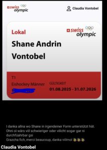 Shane Vontobel Nachwuchs Goali Junioren Freiburg mit Sporthypnose. Fokussierter, schneller,. Anna Gustin Chur und Engadin oder Online